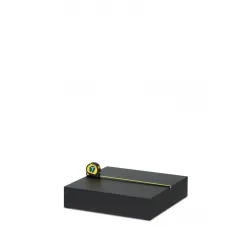 Socle pour magasin, noir mat, 45 x 45 x 10 cm (lxLxh)
