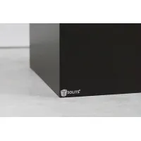 Socle MDF noir brillant / | Colonne noir décorative | Pilier noir