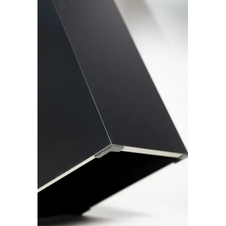 Socle MDF noir brillant / | Colonne noir décorative | Pilier noir
