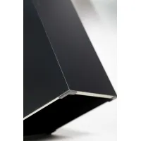 Socle MDF noir brillant / | Colonne noir décorative | Pilier noir