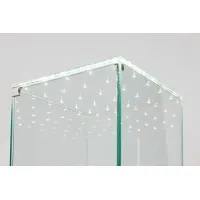 Vitrine en verre LED intégré