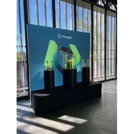 Vitrine cloche rond