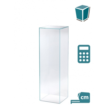 Socle verre | colonne verre | pilier verre