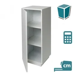 Socle armoire blanc brillant