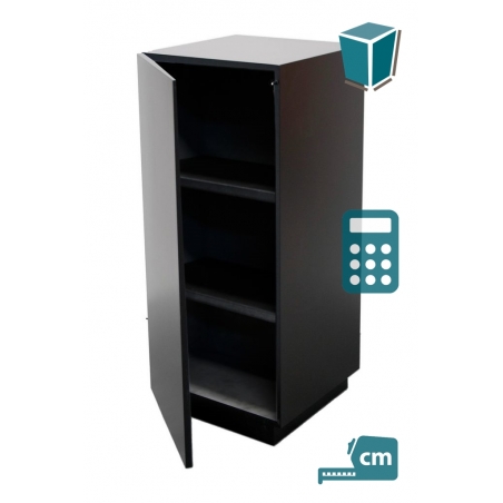 socle armoire noir