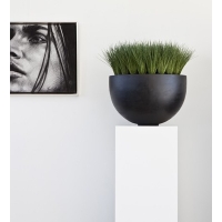 Socle MDF blanc satiné | Colonne blanc décorative | Pilier blanc