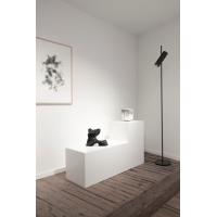 Socle MDF blanc satiné | Colonne blanc décorative | Pilier blanc