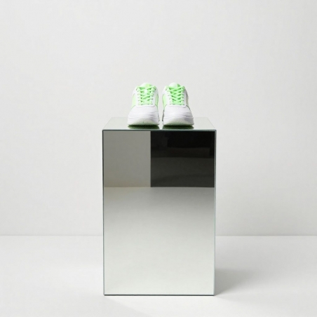 copy of Spiegelsokkel plexiglas, zilver, 30 x 30 x 100 cm (lxLxh)