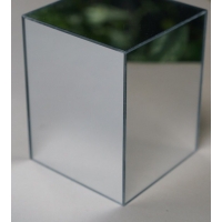 copy of Spiegelsokkel plexiglas, zilver, 30 x 30 x 100 cm (lxLxh)