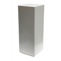 socle armoire blanc brillant (porte et etagères), 40 x 40 x 100 cm (lxLxh)