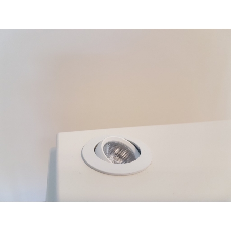 spot LED sur tige par pièce, type 7, 216 mm, 2x1W, couleur argent (installation comprise)