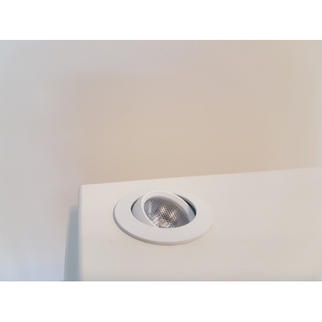 spot LED sur tige par piÃ¨ce, type 7, 216 mm, 2x1W, couleur argent (installation comprise)