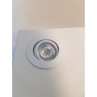 spot LED sur tige par pièce, type 7, 216 mm, 2x1W, couleur argent (installation comprise)