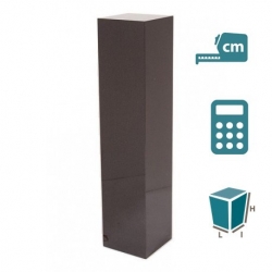 socle granite poli, coupÃ© d onglet, sur mesure