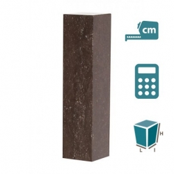 Socle pierre bleue belge dÃ©polie, sur mesure