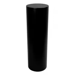 socle rond noir, 40 x 100 cm (diamÃ¨tre x hauteur)