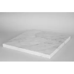 Top marbre blanc (Carrara, 20mm), 30 x 30 cm
