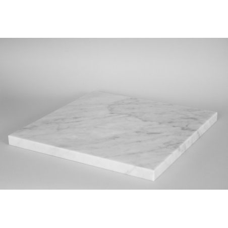 Top marbre blanc (Carrara, 20mm), 30 x 30 cm