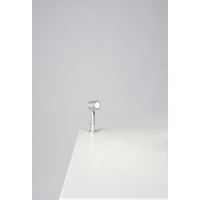 spot LED sur tige par pièce, type 9, 1W, couleur argent (installation comprise)
