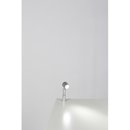 spot LED sur tige par pièce, type 9, 1W, couleur argent (installation comprise)