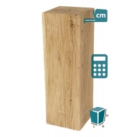 Socle chÃªne, sur mesure