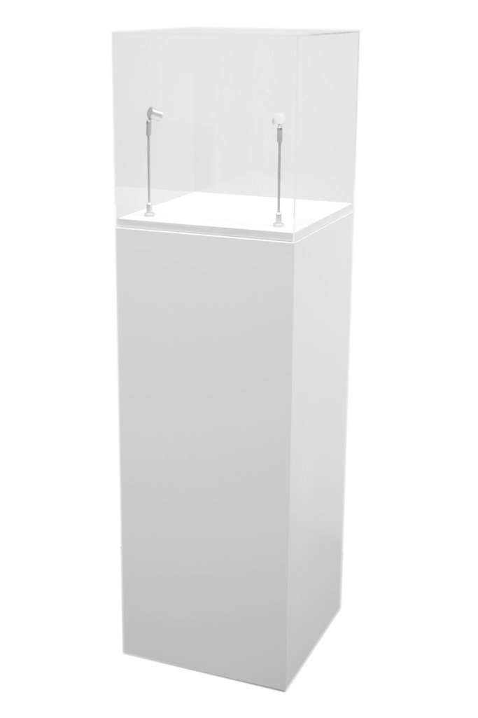 Pack socle + vitrine + led